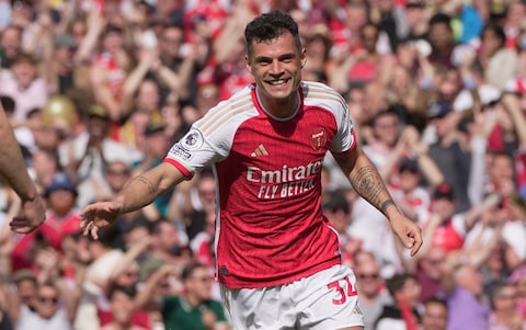 Granit Xhakas beste Leistung erzielte er im letzten Spiel von Arsenal